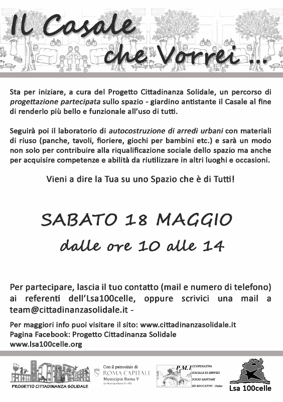 Il casale che vorrei 18 maggio '13